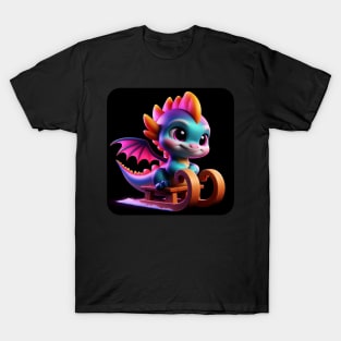 Rufie the Dragon - Bobsleigh #22 T-Shirt